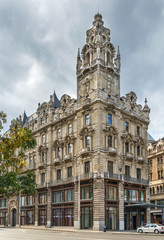 Fototapeta na wymiar Northern Klotild Palace, Budapest, Hungary