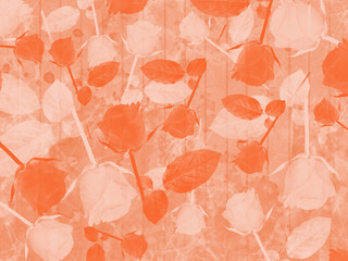 Vintage paper with roses motif. Wedding or Valentines background.