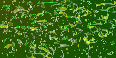 colorful abstract background with confetti