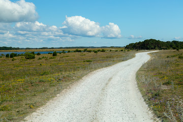 Gravel Road on Gotland, Sweden