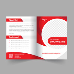 business bifold brochure template