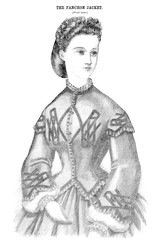 Fototapeta na wymiar hand drawn sketch of a woman