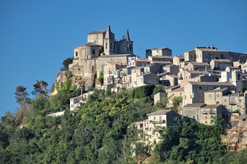 Fototapeta na wymiar Petralia Soprana Mountain Village, Sicily