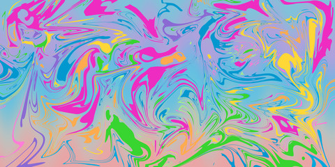 Fototapeta na wymiar An abstract colorful wavy line background image.