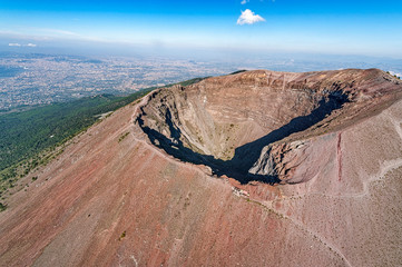 Vesuvius volcano crater © adriano