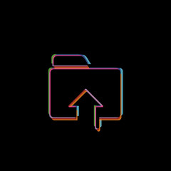 Obraz premium Upload Online - App Icon