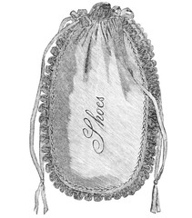 Vintage shoe bag - 319278507