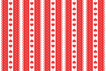 Vector background for Valentine's Day. Cute, romantic design