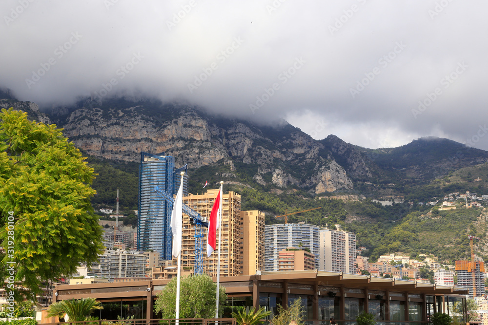 Wall mural View of Monte Carlo, Principality of Monaco