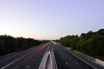 Daylight Long Exposure on the Motorway