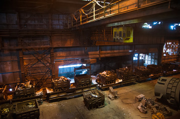 Old abandoned metallurgical plant