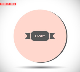 Candies vector icon , lorem ipsum Flat design