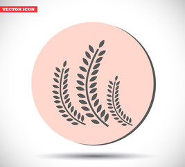 Settings vector icon , lorem ipsum Flat design