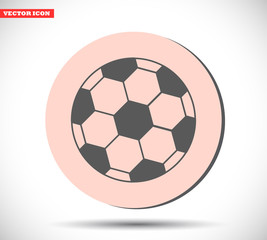 Fototapeta premium Soccer ball vector icon , lorem ipsum Flat design