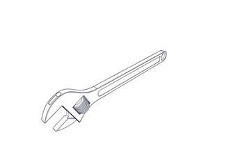 Adjustable End Wrench