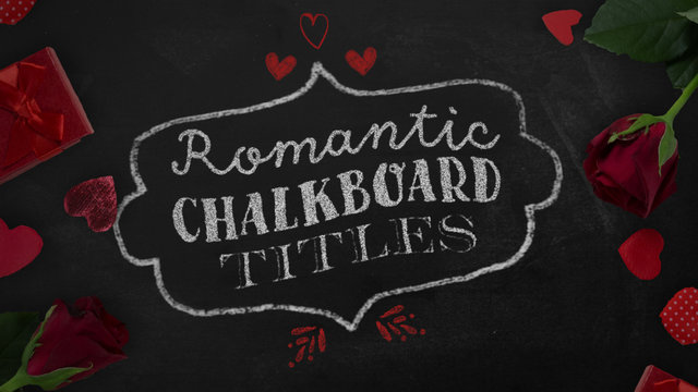 Romantic Chalkboard Titles