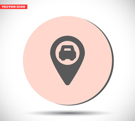 Obraz premium Navigation vector icon , lorem ipsum Flat design