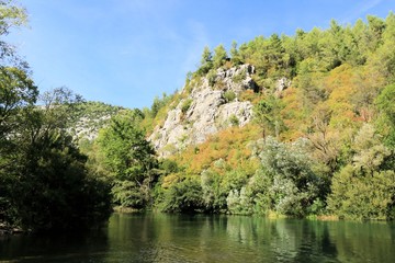 Cetina river, pure nature, Croatia