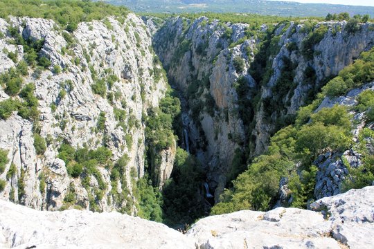 canyon of the Cetina river, Zadvarje, Croatia