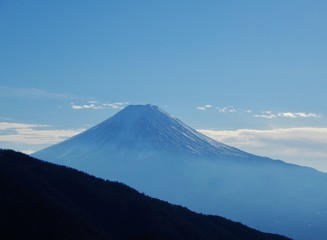 本社カ丸から見た富士山