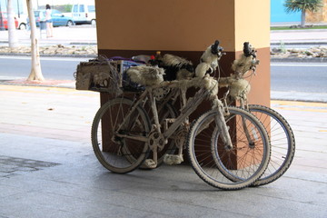 rowery w kamuflażu