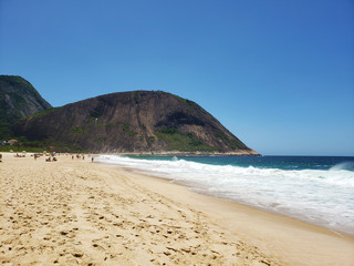 Beautiful sandy beach Itacoatiara