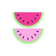 Watermelon illustration graphic vector design