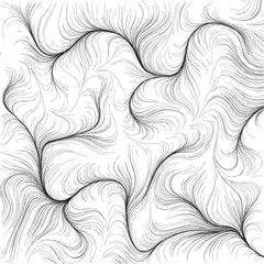 Flow field background. Vector lines composition. Geometric waves lines pattern.