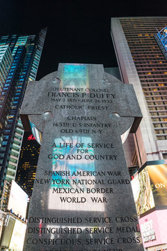 new York, USA - Circa March 2016 - visiting the Times Square