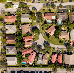 Fototapeta premium Fotografia Lotnicza Drone Broward Florida