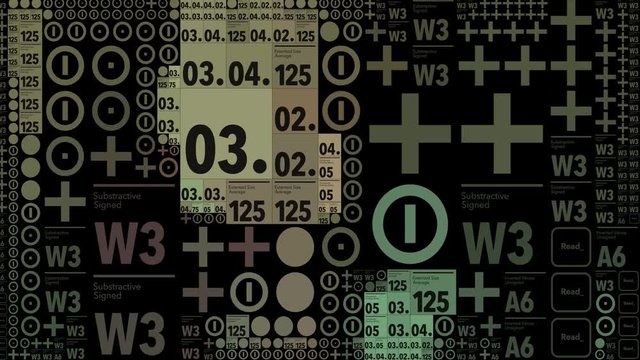 Glitch Graphical Typographic Color 02