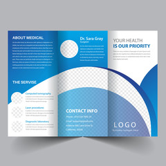 corporate trifold brochure template