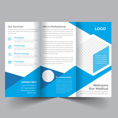 corporate trifold brochure template