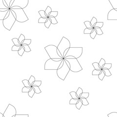 Vector drawing, geometric background, pattern, contour isolated on white background, for printing, coloring, children, abstract background