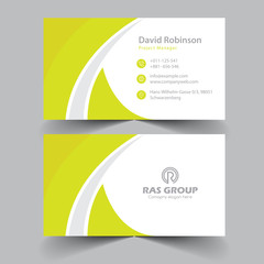 Fototapeta premium corporate business card template