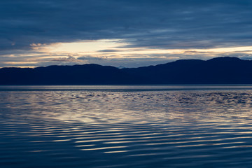 Sunset in Alaska's Inside Passage