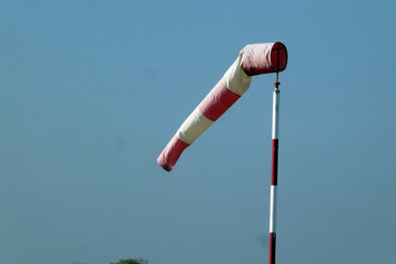 Windsack am Flugplatz