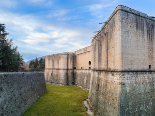 The Spanish Fortress, also known as Forte Spagnolo, is the main castle of the city of L'Aquila, Abruzzo, Italy.