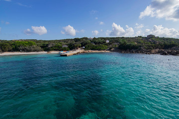 View of the Maddalena Archipelago in Sardinia