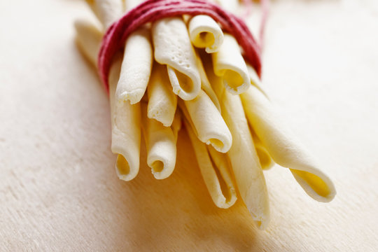 Traditional Italian pasta maccheroni calabresi