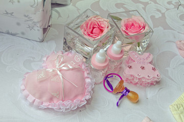 Pink Girl Baby Shower Decorations