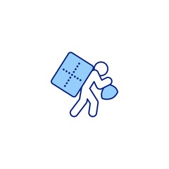 sniper target creative icon. From War icons collection. Isolated sniper target sign on white background