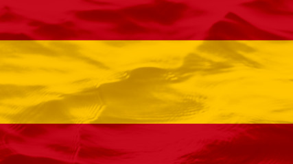 Waves Texture On Spain Flag, Background