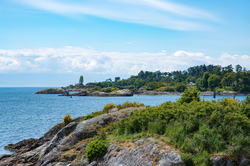 Obraz premium view of the coast