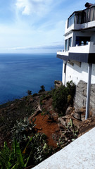 Fototapeta na wymiar Terrace on the southwest coast of the island of Madeira in the Atlantic Ocean
