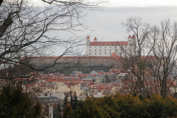 Bratislava castle and the city panorama, Slovakia © nastyakamysheva