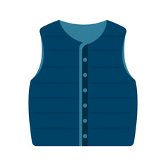 Isolated winter vest icon