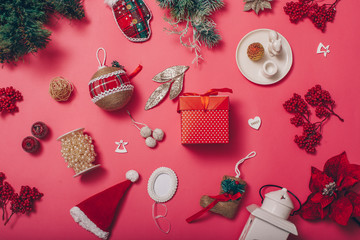 christmas background with gifts