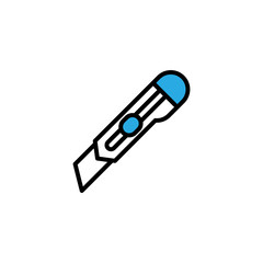 Vector, illustration, cutter icon