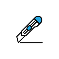 Vector, illustration, cutter icon